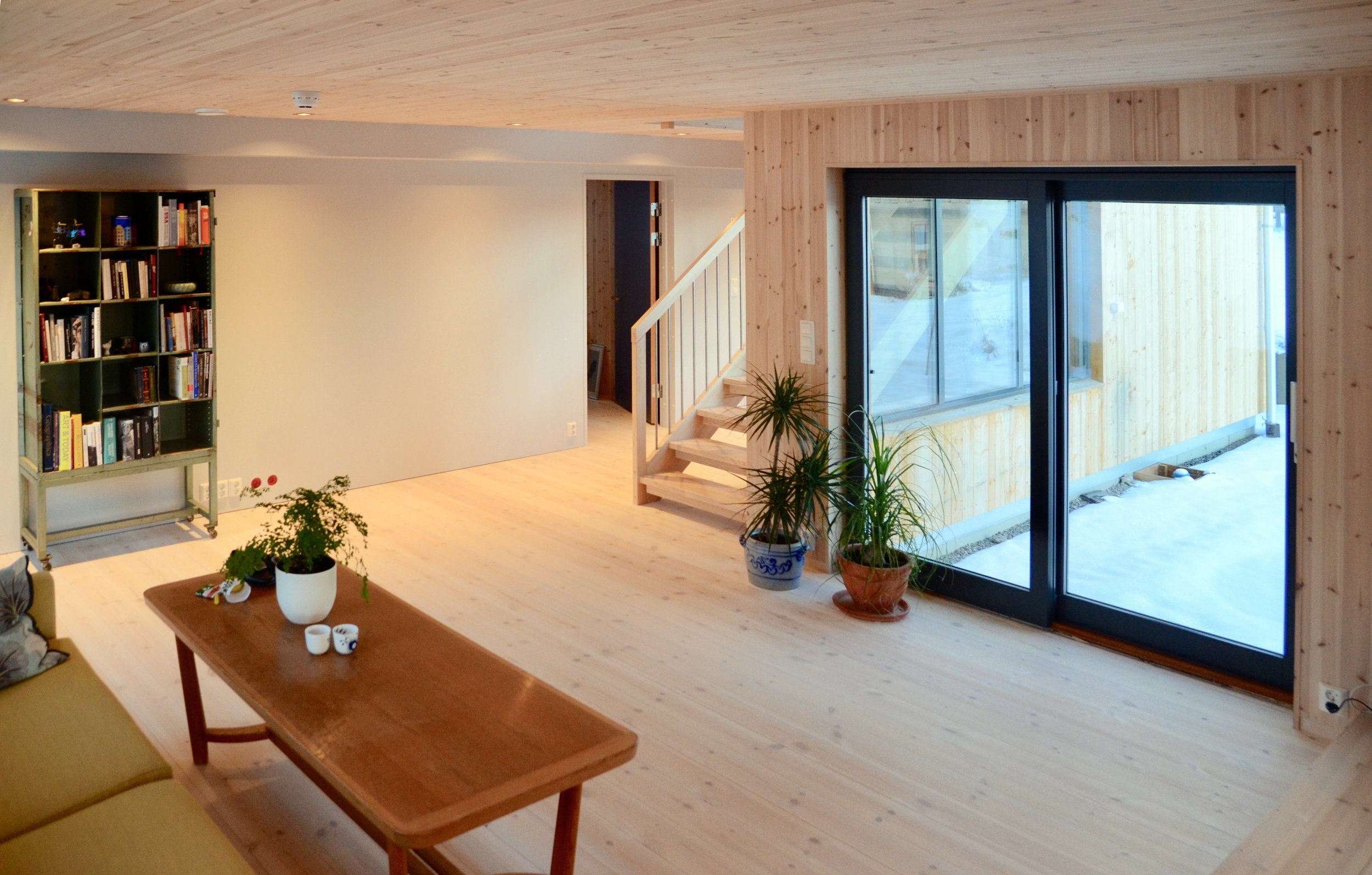 Interiør, arkitekttegnet enebolig, Ål i Hallingdal