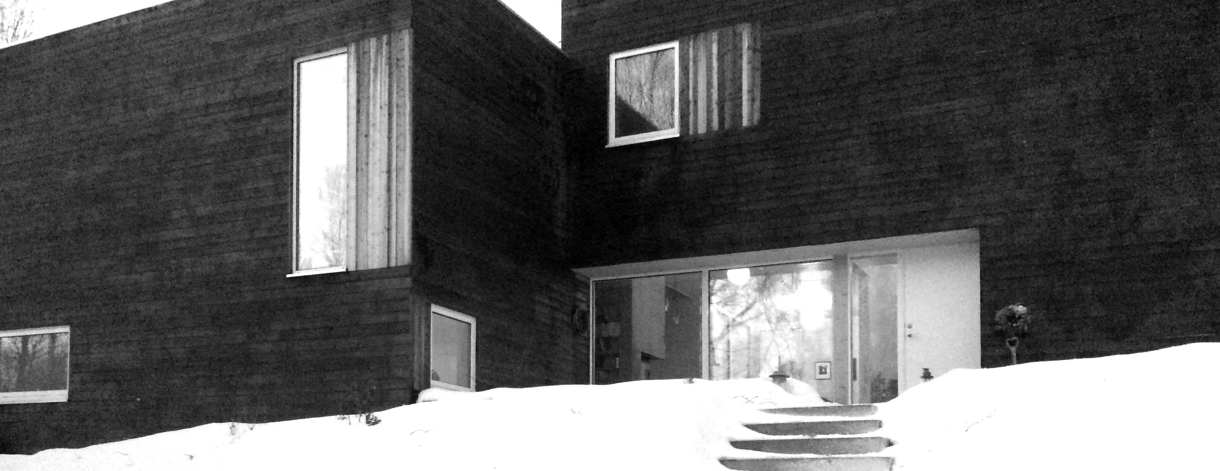Fasade, arkitekttegnet enebolig, Ål i Hallingdal