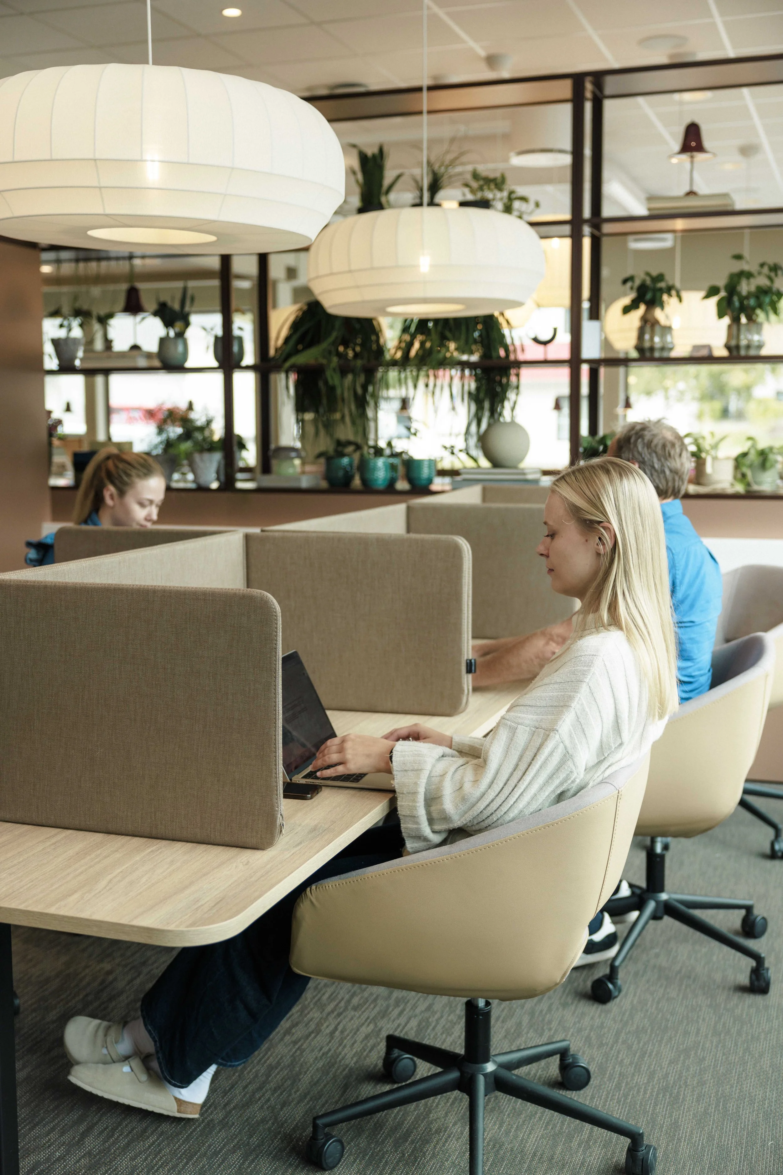 interiør kontor og kafé