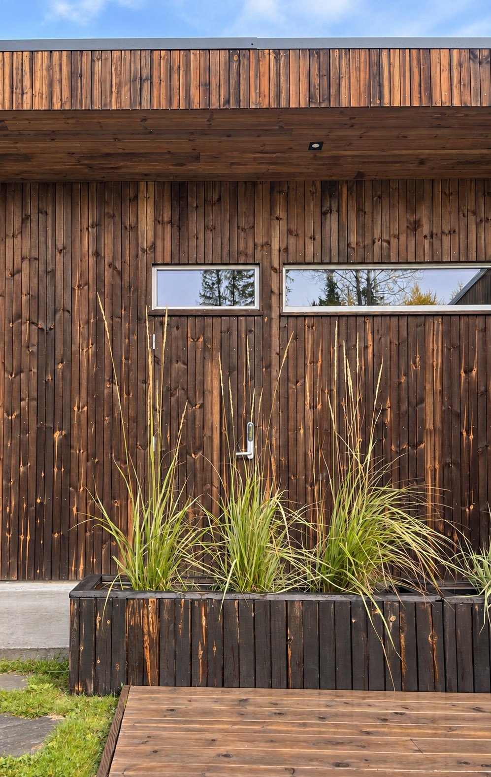 Arkitekttegnet enebolig, detalj kledning