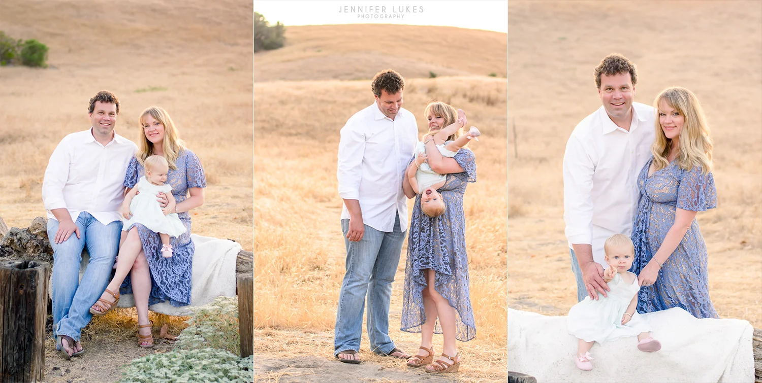 Seattle family photos during golden hour