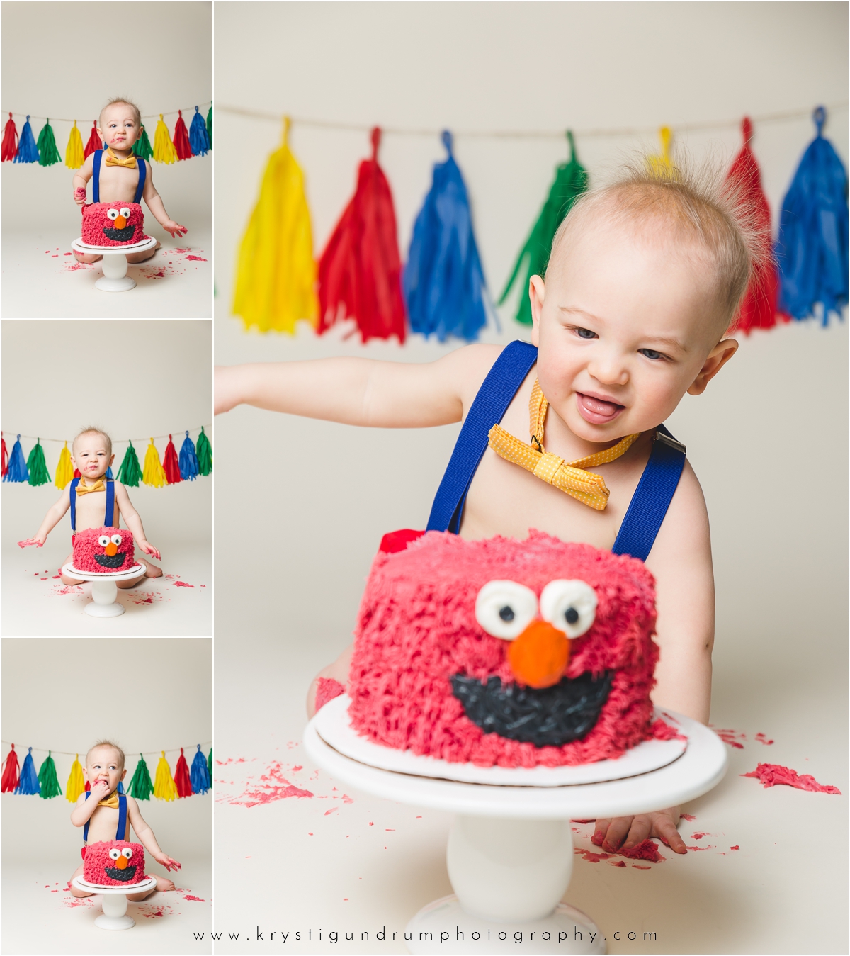 Elmo smash cake on Pinterest