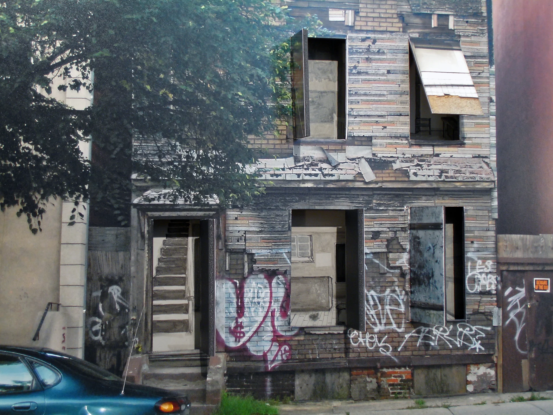 DETAIL: 167 Malcolm X Blvd, Brooklyn, August 2009