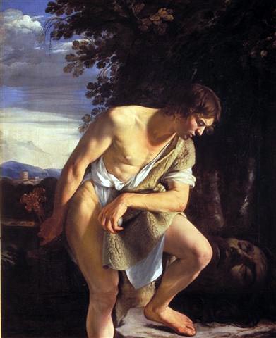 Orazio Gentileschi – David con la testa di Golia (1610)