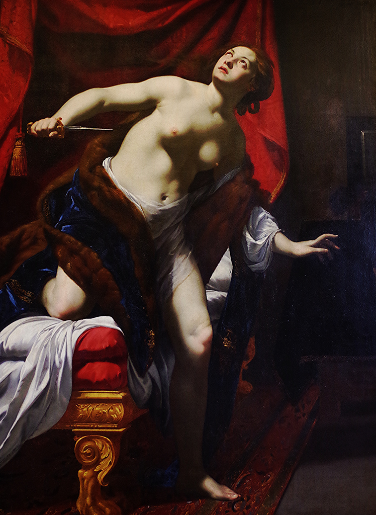 Simon Vouet – Il suicidio di Lucrezia (1624)