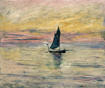  
                                                        MMT 174318
                                                        The Sailing Boat, Evening Effect, 1885 (oil on canvas)
                                                        Monet, Claude 