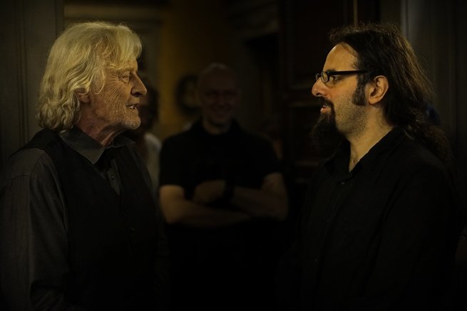 Il Regista Louis Nero con l'attore Rutger Hauer