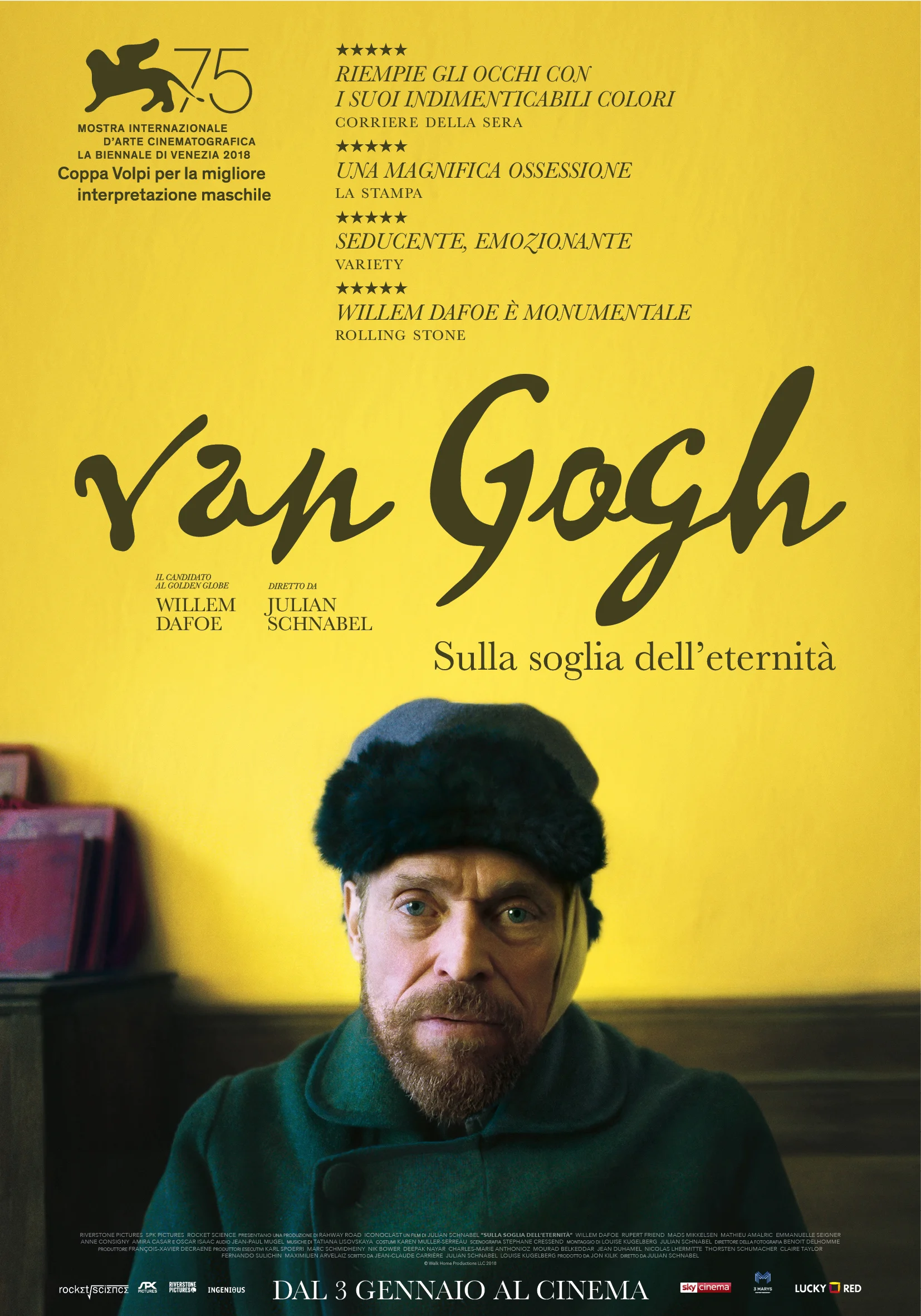 Van Gogh - Sulla soglia dell'eternità: la storia secondo Schnabel