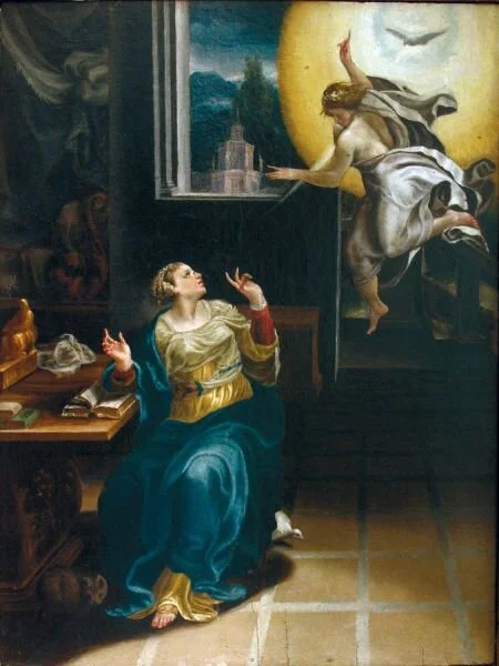 Annunciazione, Lelio Orsi.