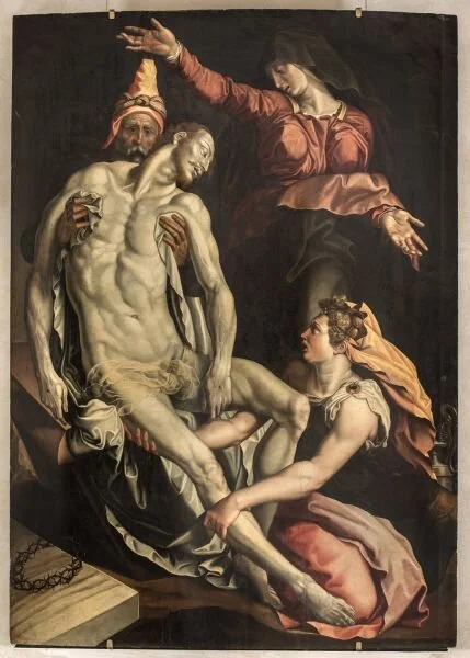 Deposizione, Jacopino del Conte.