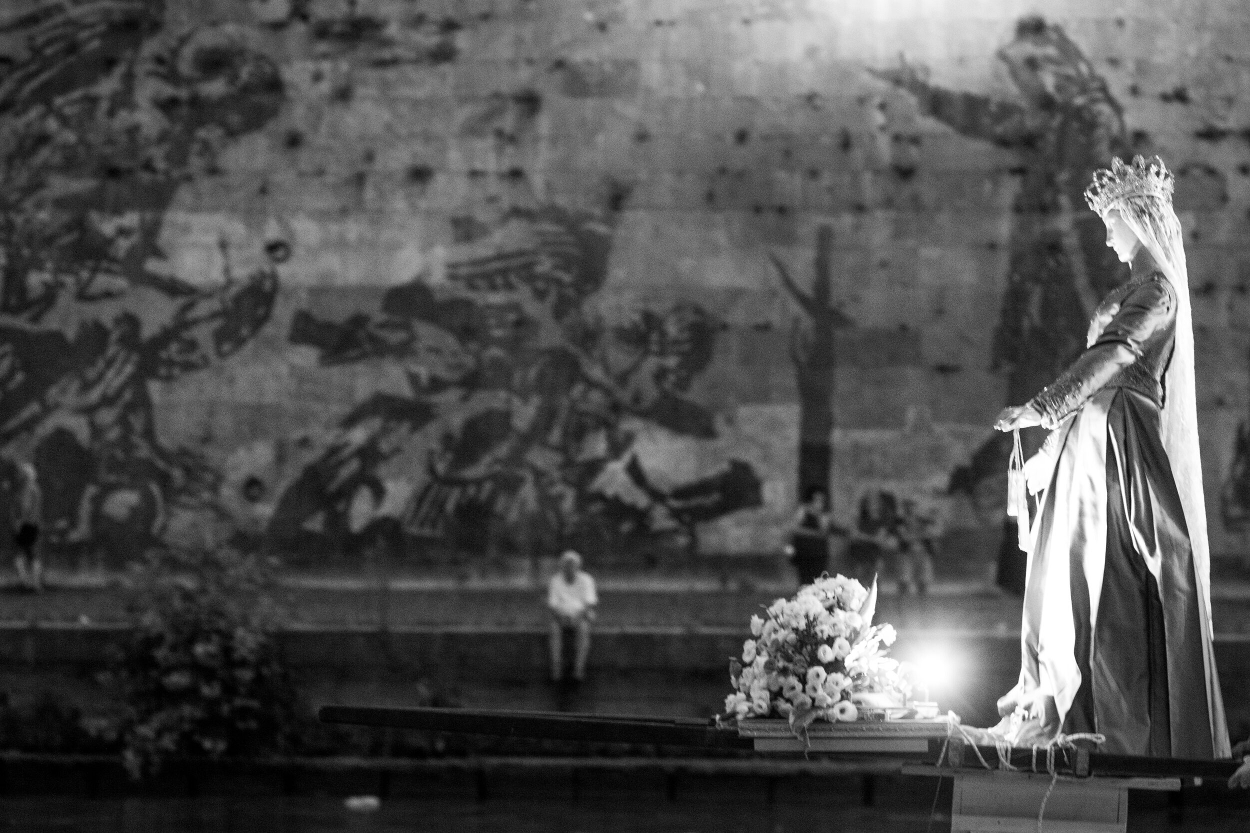 Processione della Madonna Fiumarola, dal libro Noantri Oggi - Il Ventriloco, Festa de noantri 2017, Trastevere, Roma