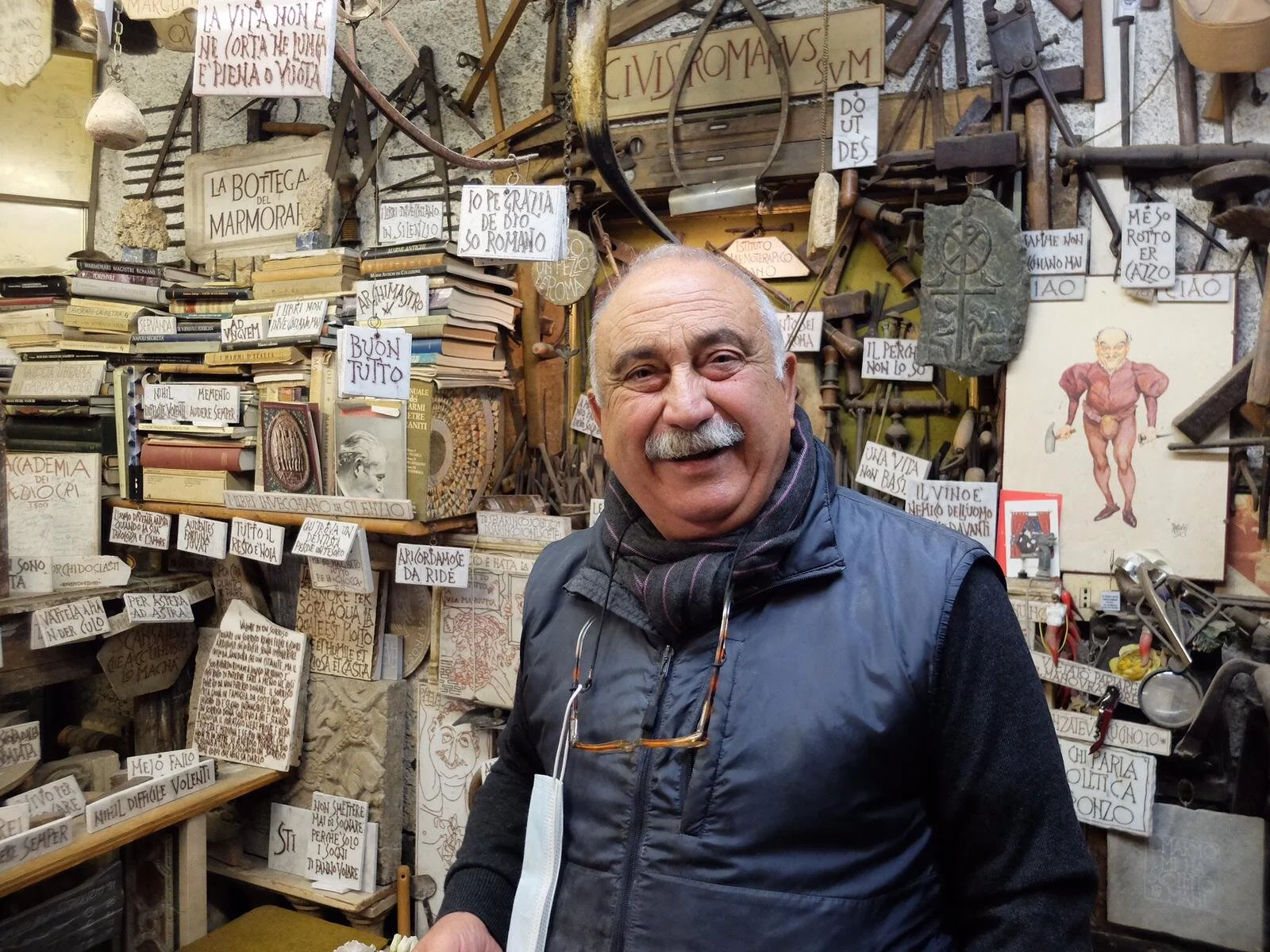 Marmoraro: “Amo tanto Roma che a volte me ne allontano per sentire il dolore e la gioia del ritorno”