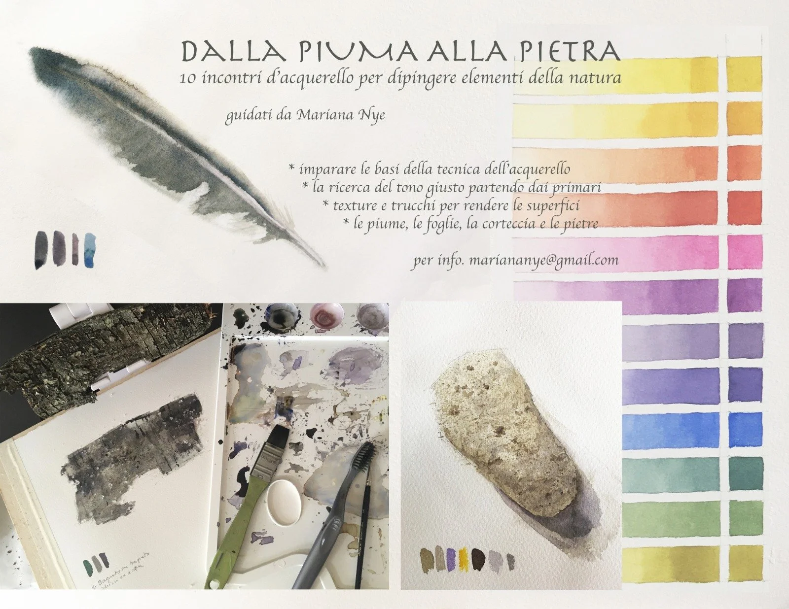 Dalla piuma alla pietra