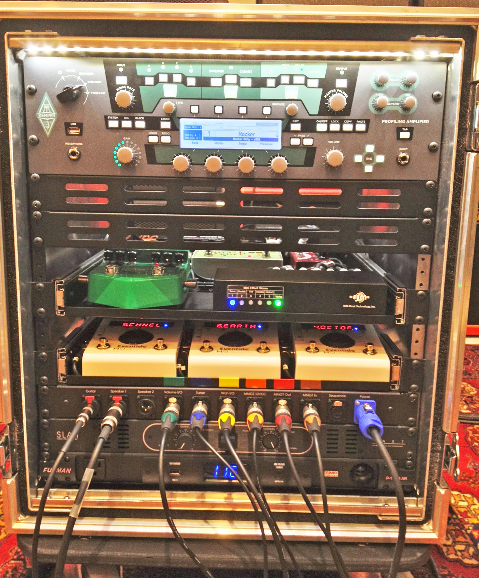Kemper Profiling Amplifier & Eventide H9 Rack System