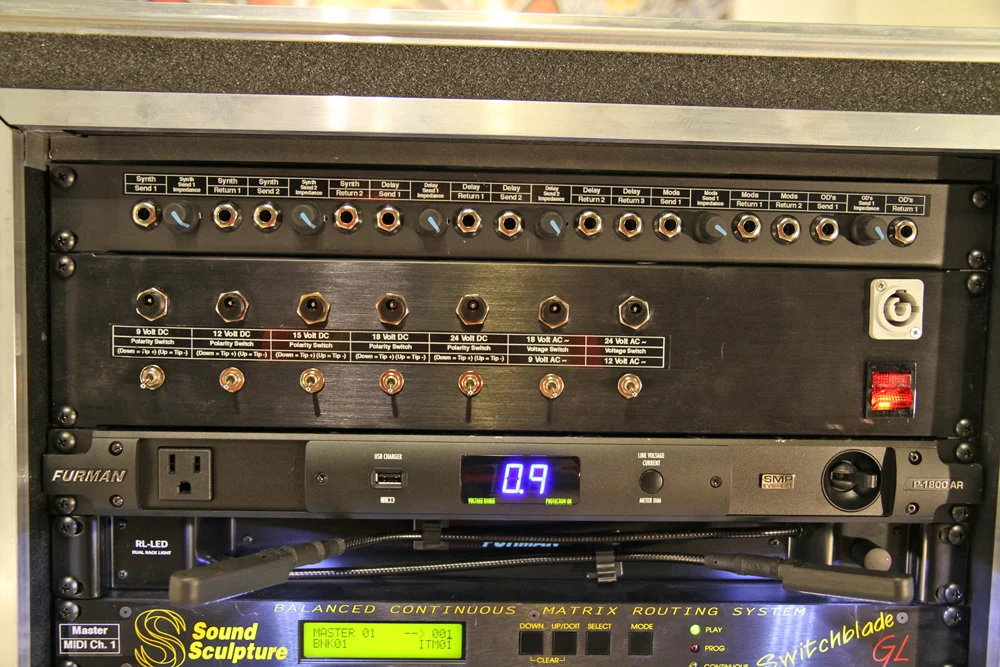 Insert Panel for Audio Connections + Impedance Correction & Insert Power Supply.