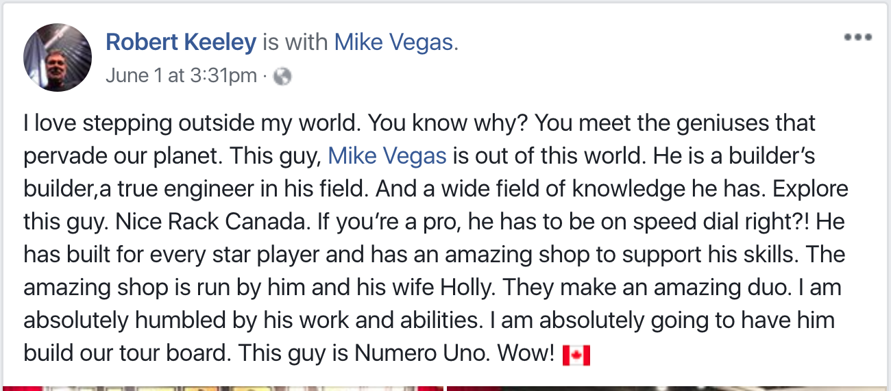 Robert Keeley Visits