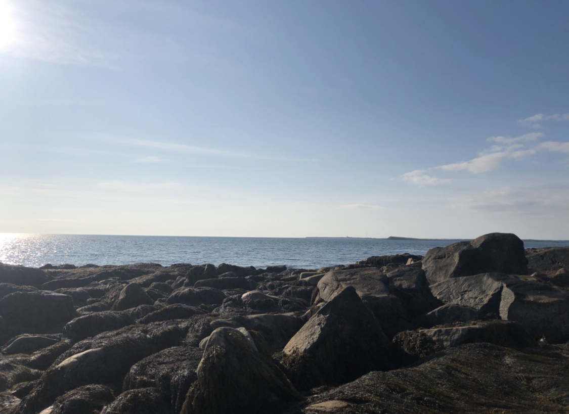 Our view from the shoreline.