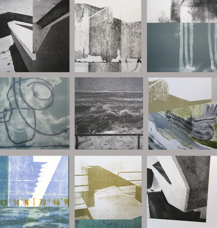 9 details, each print approximately 6 x 6 mounted on 11 x 11 paper