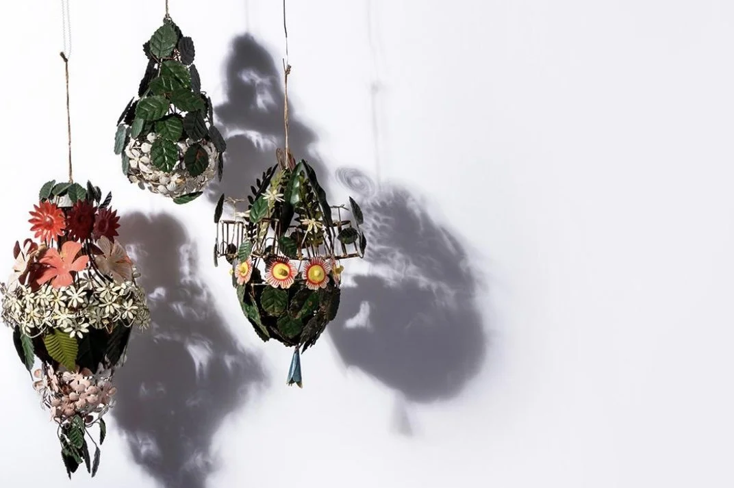 Hand Painted Floral Decorations