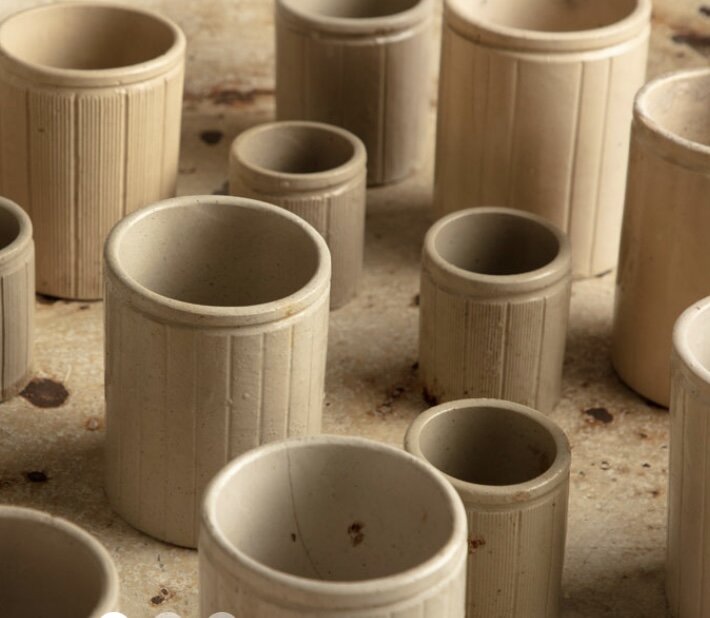 Vintage Stoneware Jam Jar