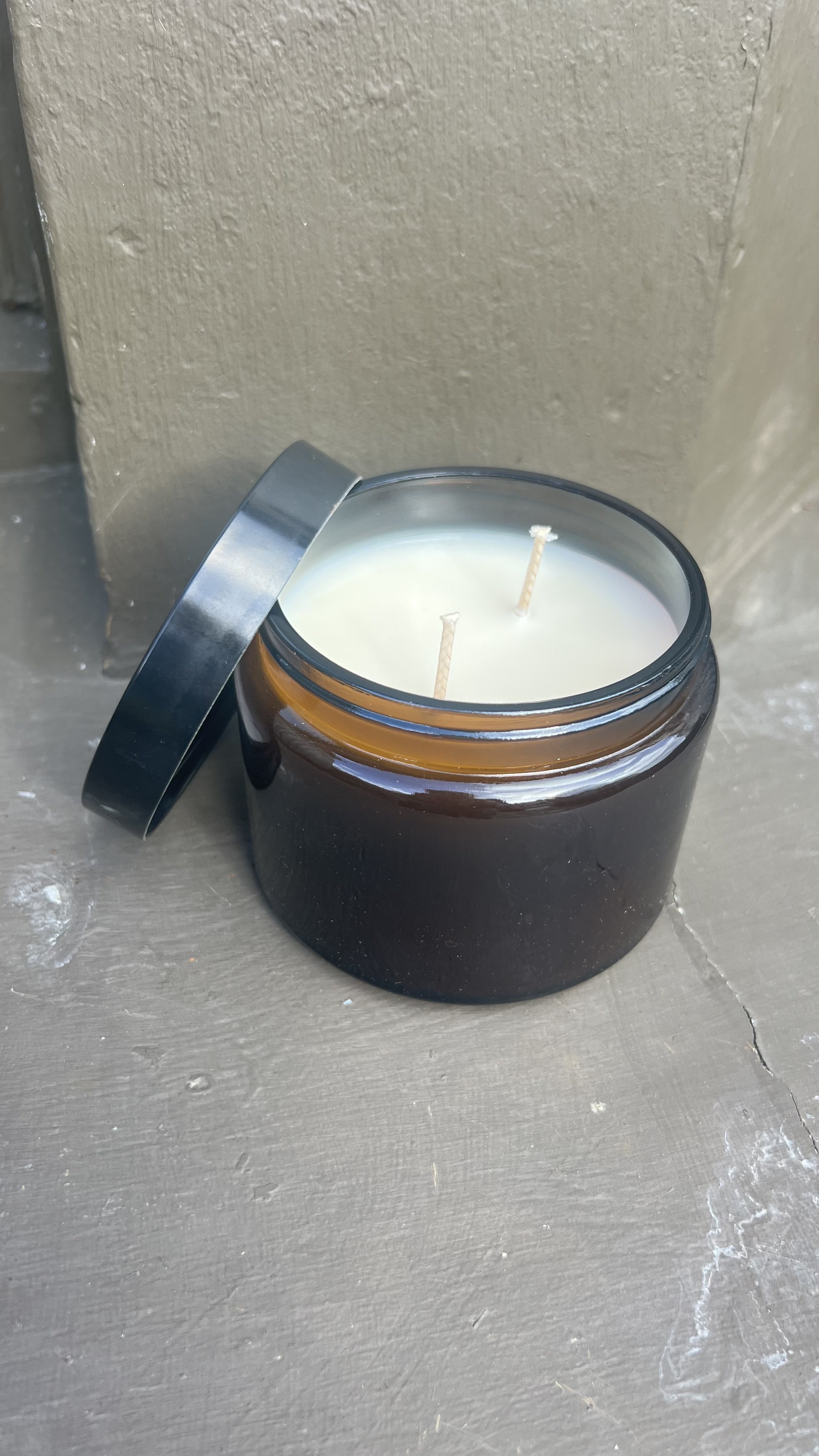 Two Wick Bergamot and Ambroxan Candle