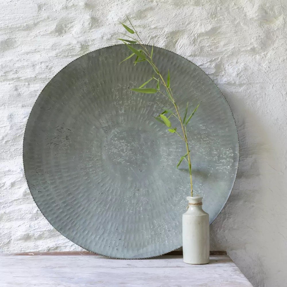 Round Galvanised Iron Tray
