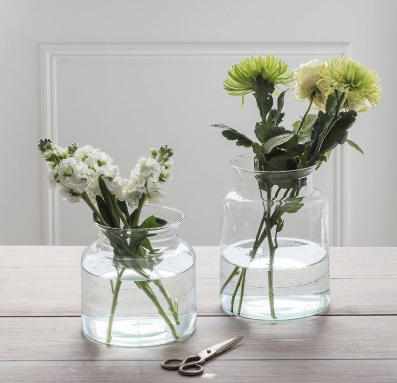 Recycled Glass Vases