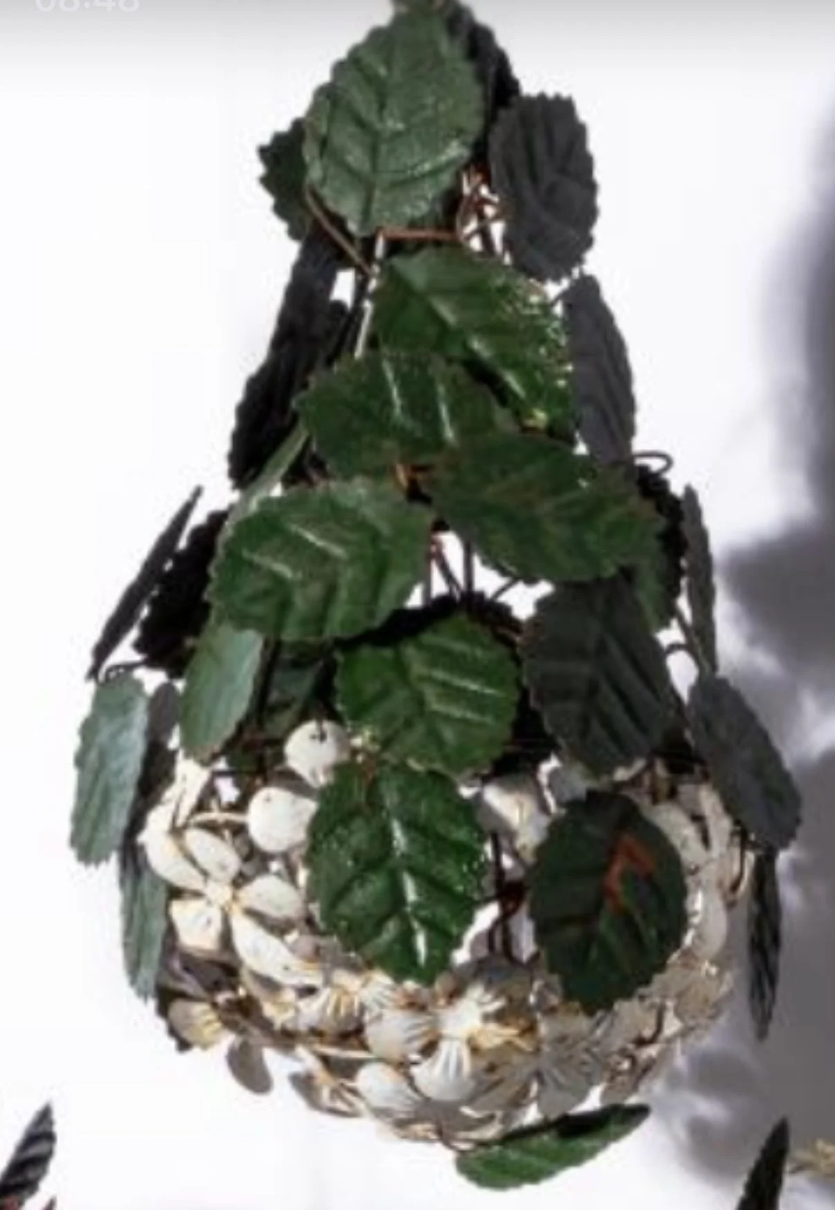 Small Hand Painted Metal Decoration