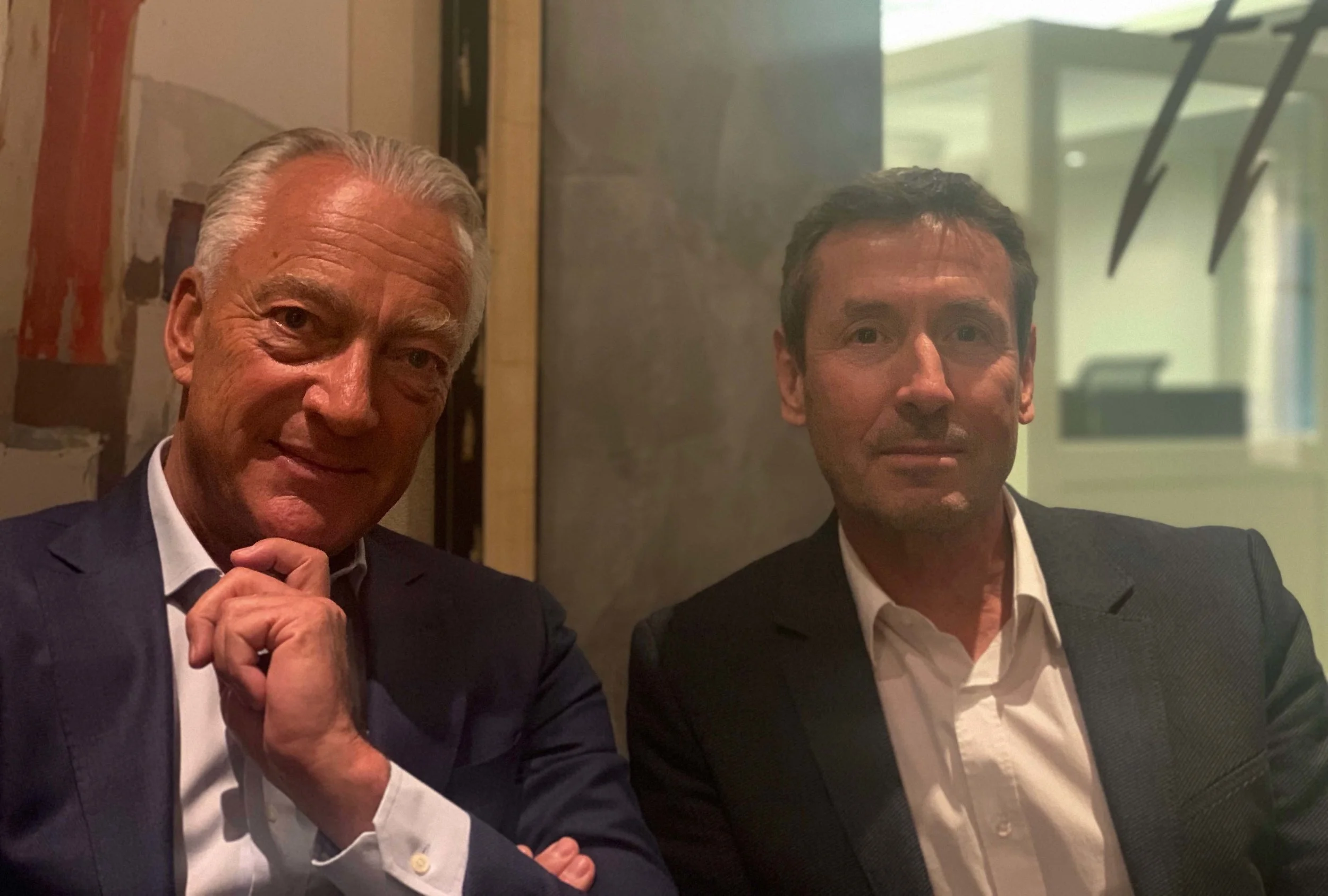 The two primary individuals behind the company are Pierre-Antoine Racine CEO (left), and Pierre Bourquin, head of the legal department (right).
