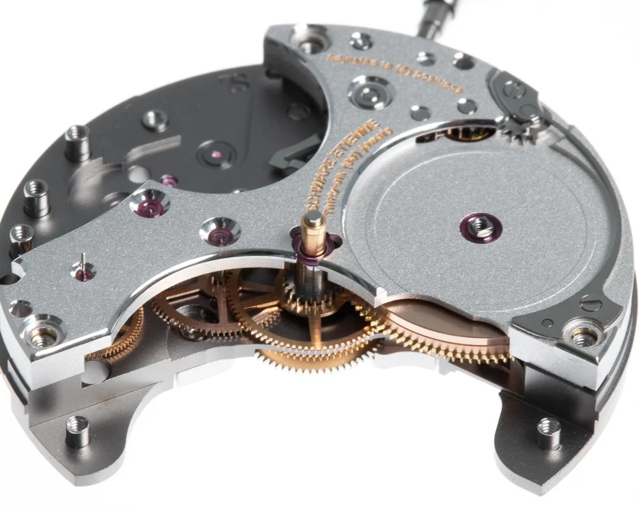 The automatic assembly removed.