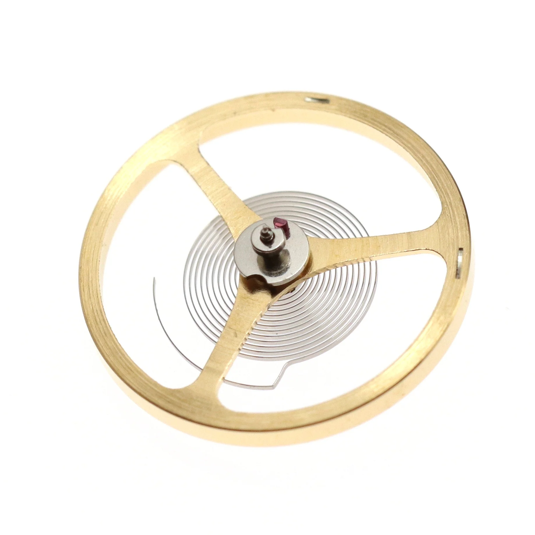 Underside of the balance wheel
