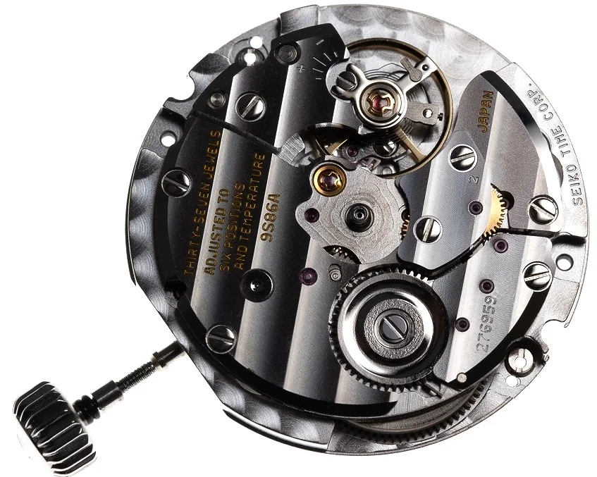 The rotor removed.