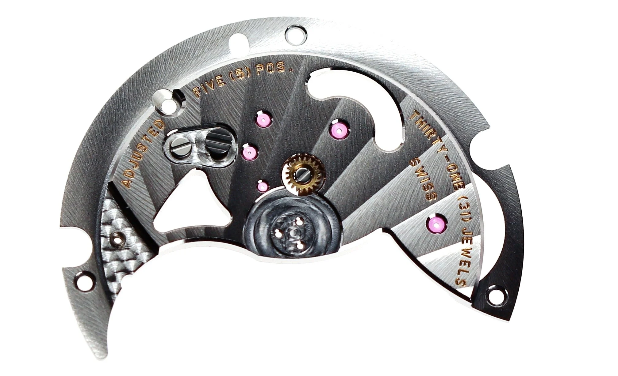 The barrel bridge which also holds in place the automatic mechanism.
