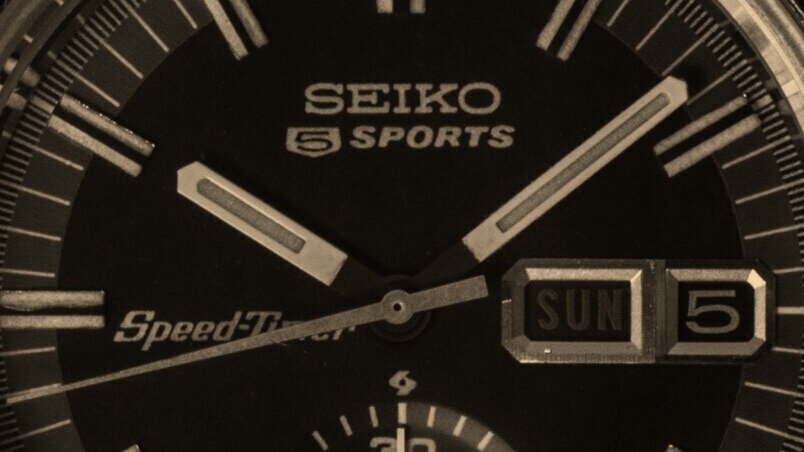Seiko 1972 vertical clutch chronograph