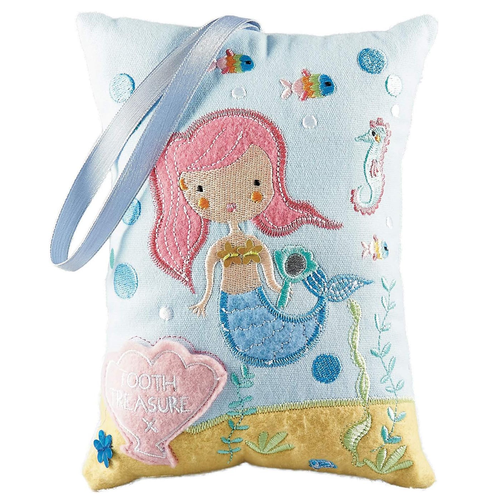 Floss &amp; Rock Tooth Fairy Mermaid Pillow 