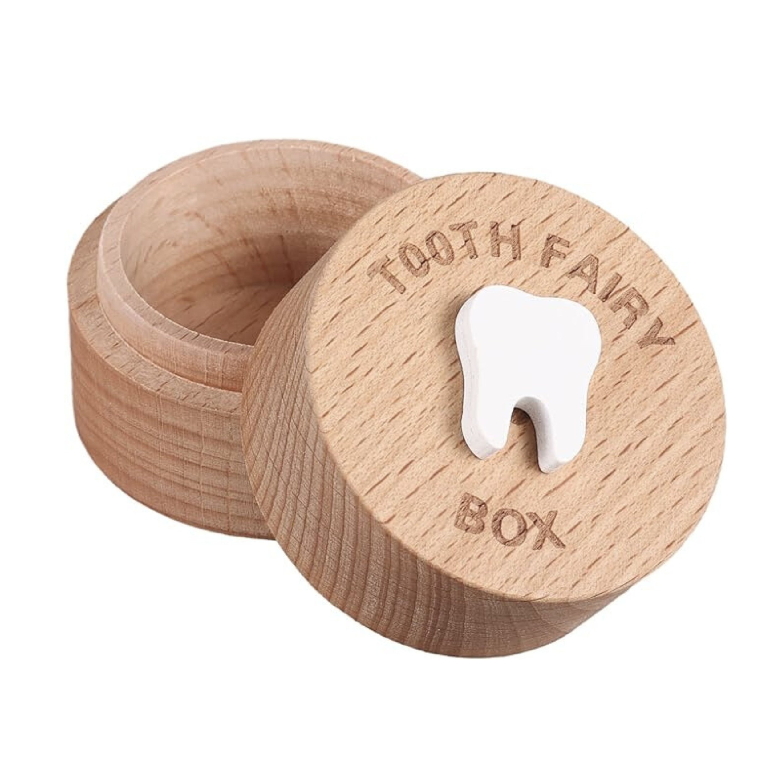 LUTER Wood Tooth Box