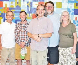 Mike Orrill, Leslie Henslee, Mark Monroe, Jimmy Sellars and Shannon Nelson. 