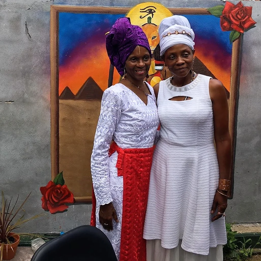 With Queen Afua, reknown holistic health care practitioner and wellness coach