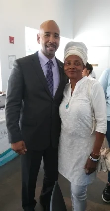 With Bronx Borough President Ruben Diaz, Jr.