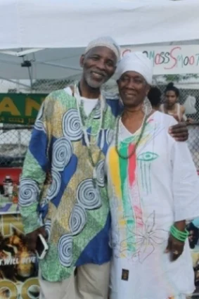 My sister, Mama Nyaah, and her mate, Menes de Griot..