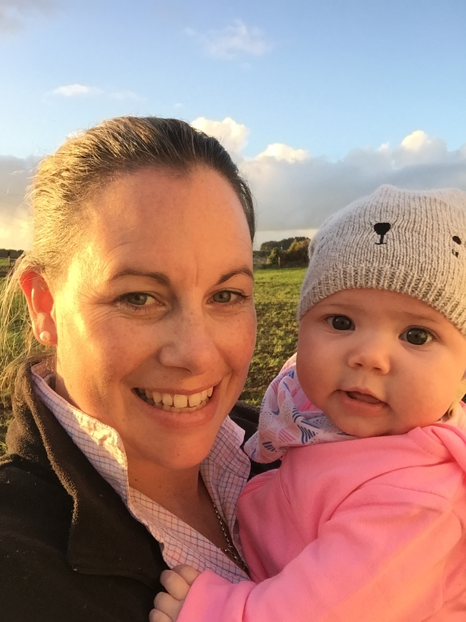 "I just love being able to walk out the back door to go to work and enjoy the challenges that farming brings, and best of all I get to do it with my family."