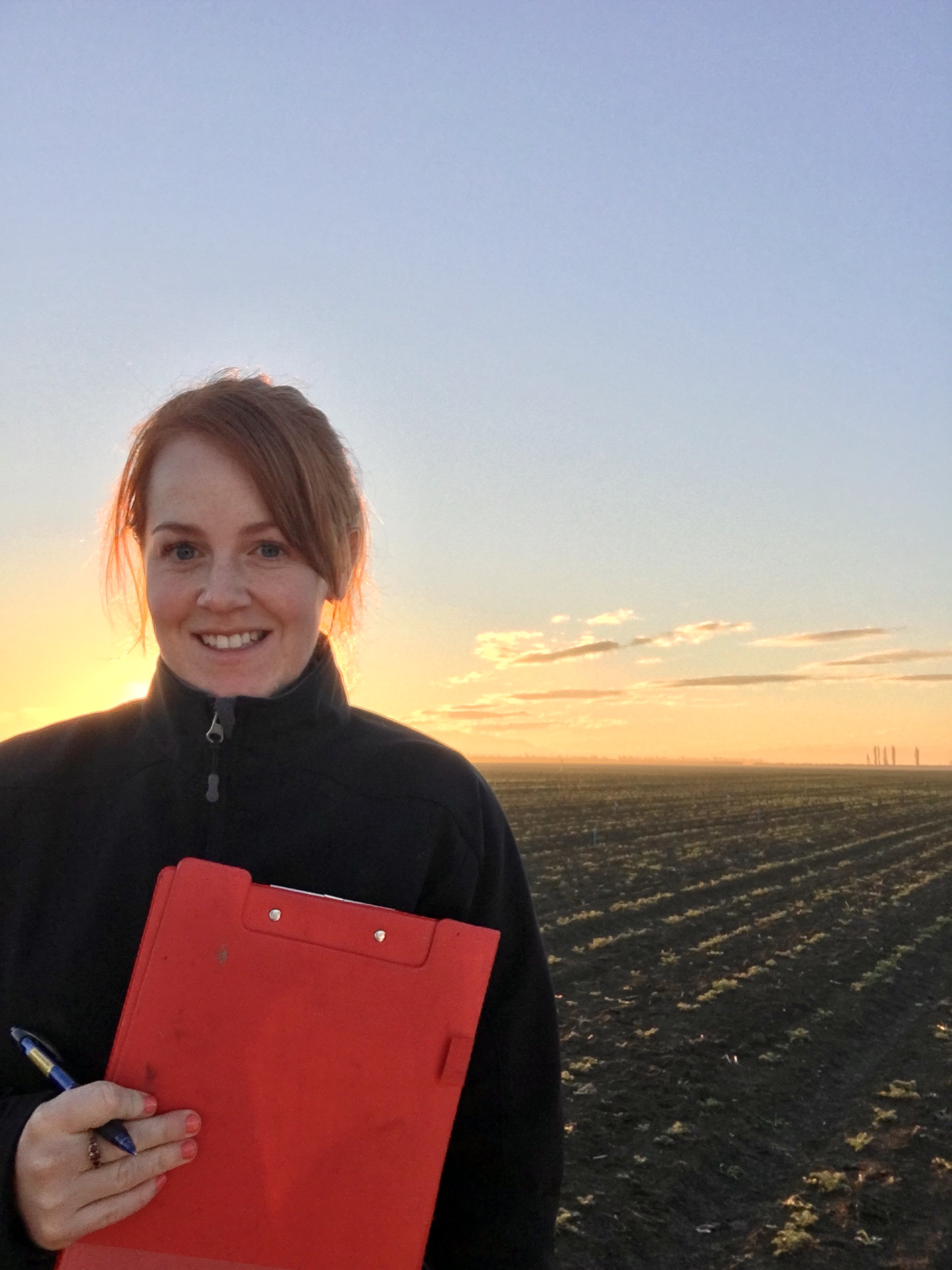 "I do it because I am passionate about science, farm systems, problem solving, and increasing productivity and profitability for farmers. I love the process and challenge of what I do and I am a firm believer that you get out what you put in.