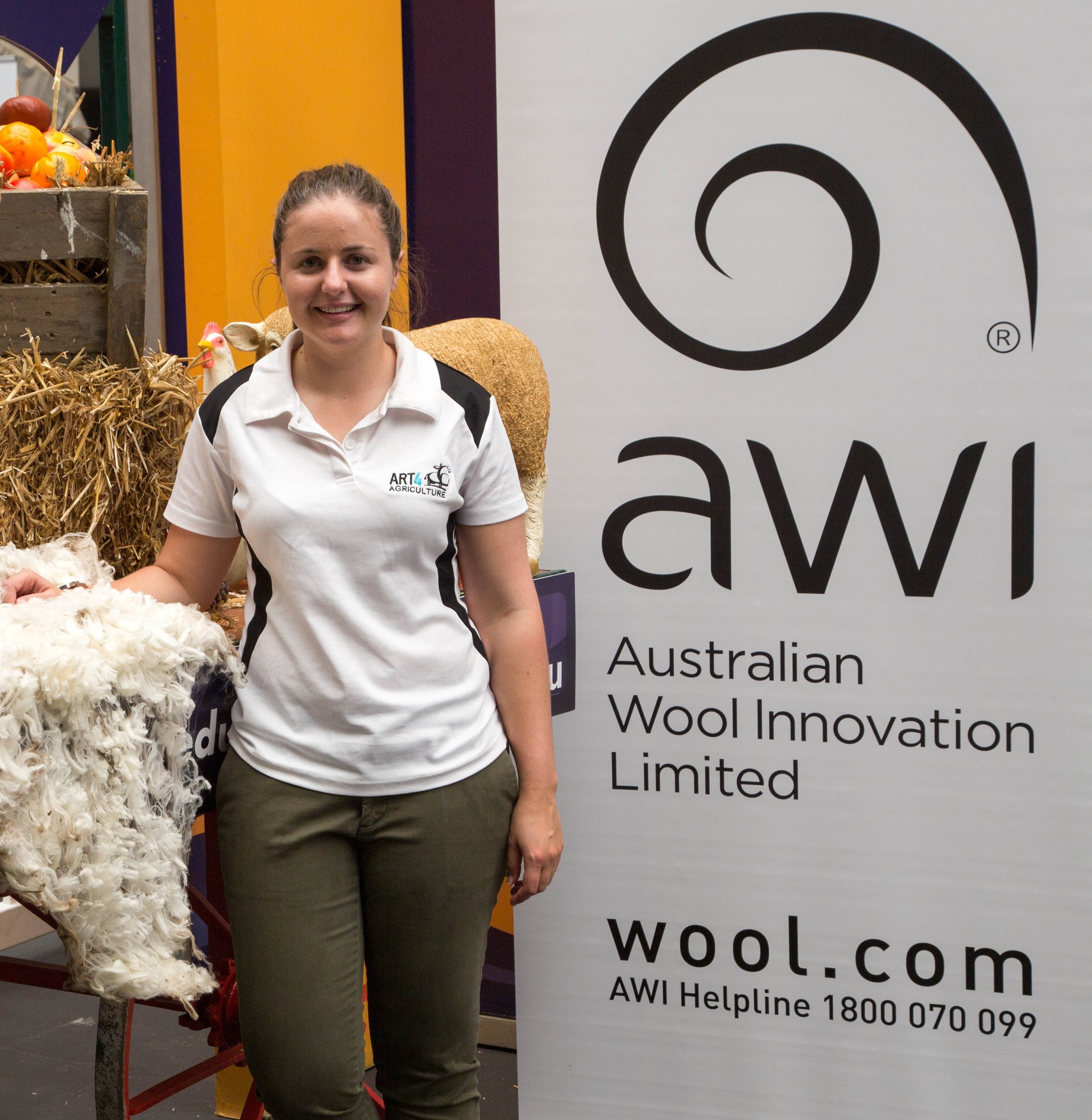 I love being able to share the story of wool and its unique qualities with school students and play a role in bridging the divide between rural and urban communities"