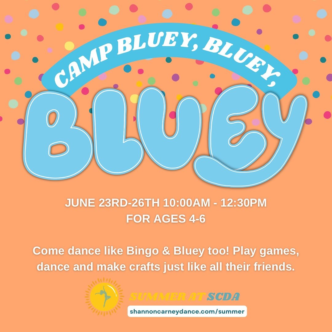☀️Summer Camps are filling up! Don&rsquo;t miss out on fun memories at SCDA ☀️

shannoncarneydance.com
215-257-2292

#summer #summercamp #dance #dancestudio