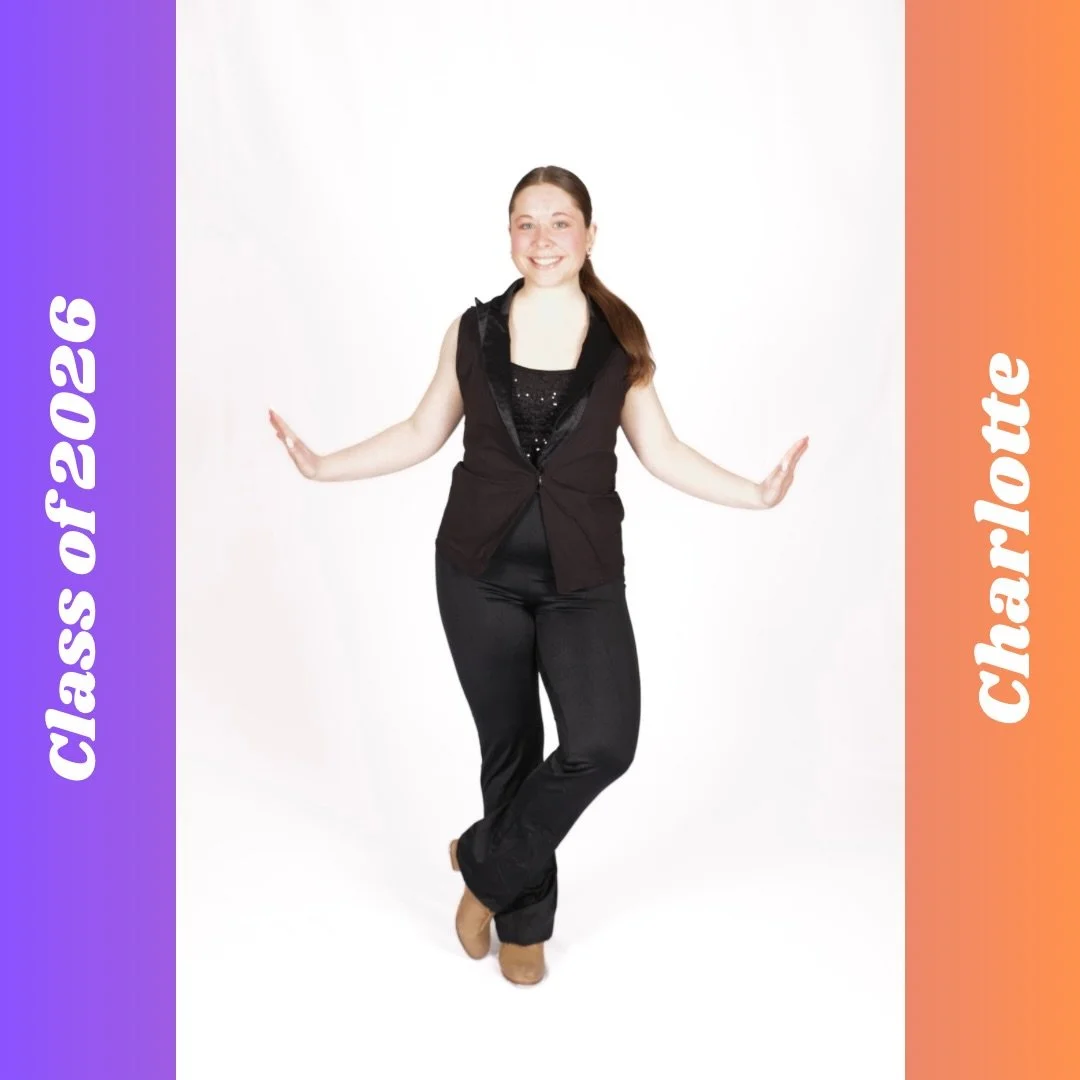 🌟 Senior Spotlight 🌟

Our next 2026 senior is Charlotte! She has been dancing at AAOD for 13 years. Her core dance memory is dancing and performing with her cousin Alexa. 

🧡💜 Charlotte leaves this advice for the younger dancers: &ldquo;Have fun 