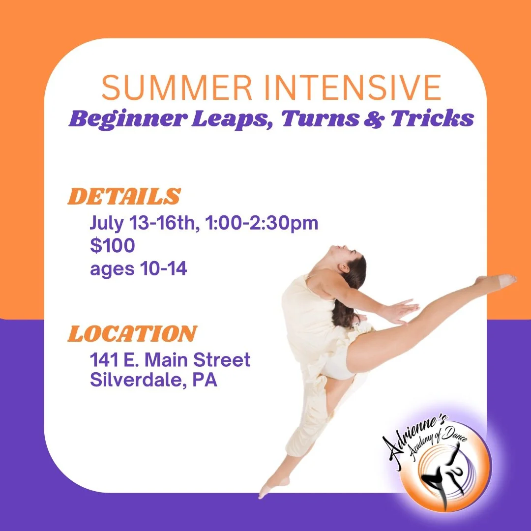 📶 💪 Don&rsquo;t lose all your hard work from last season&hellip;level up for next season with our Beginner Leaps, Turns &amp; Tricks summer dance intensive! 

Sign up adriennesacademyofdance.com/summer

#dance #danceclass #tricks #training #dancers