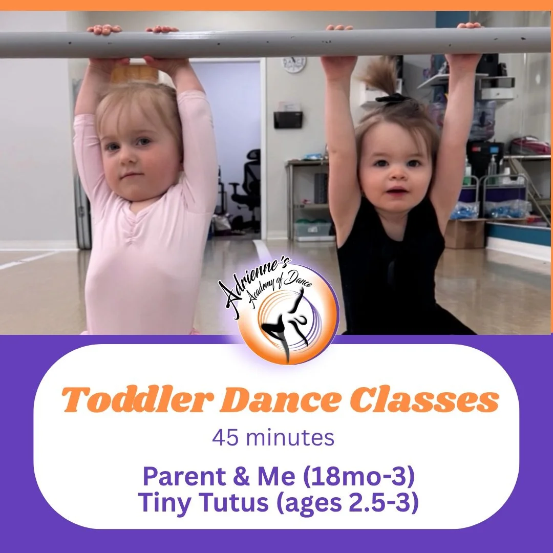 Dance is a great activity for busy little ones! Find more information about our classes + our FREE trial at AdriennesAcademyofDance.com 🧡

#preschool #kindergarten #dancestudio #mommyandme #backtoschool