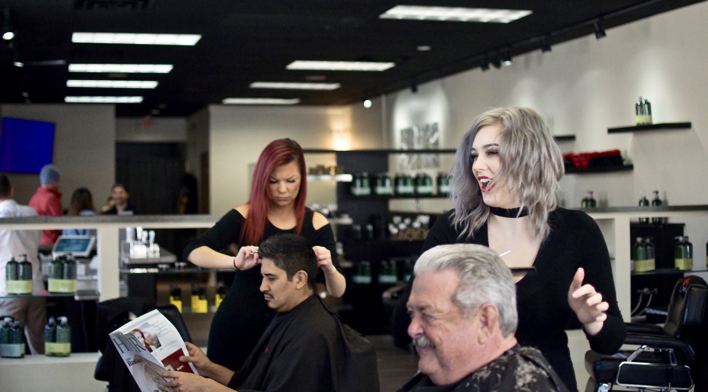 Men's Haircut Barber Salon. W Barber Spa & Salon Royal Oak