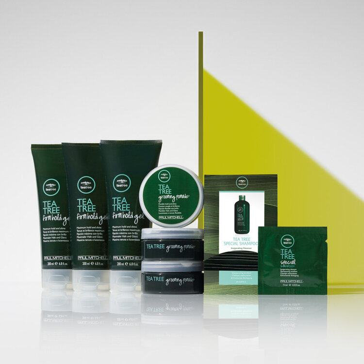 Men's Hair product's, Tea Tree Product Line, Shop W Barber Spa & Salon