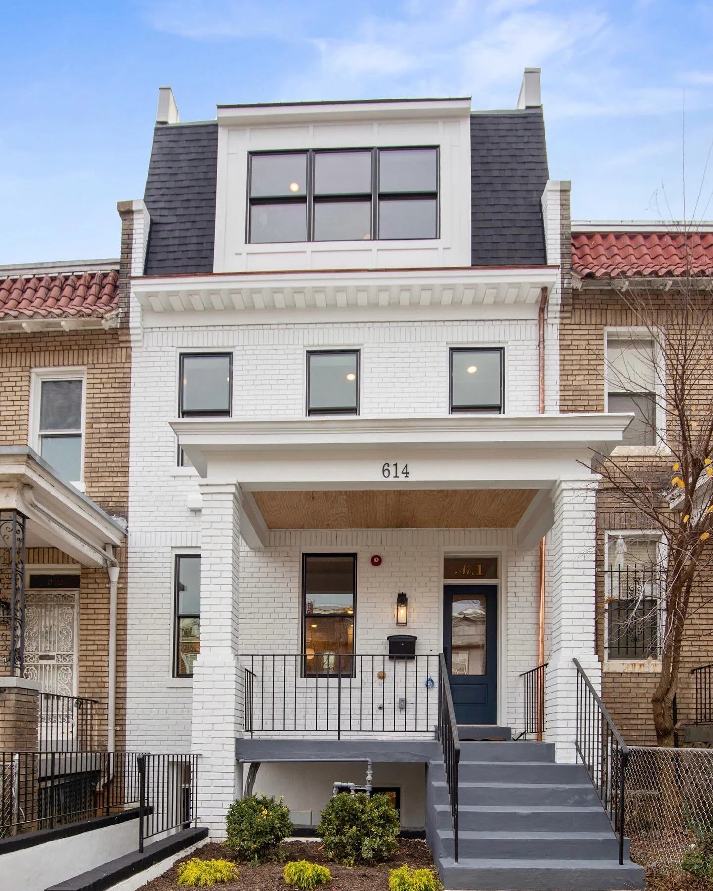 Facade of Otis Flats in the Park View neighborhood of Washington D.C.  The 2+ year journey has come to an end.